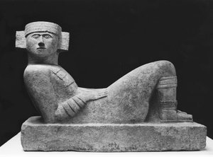 Chac-Mool, de Chichen-Itza, Yucatan, c.987-1185 aC (calcário)